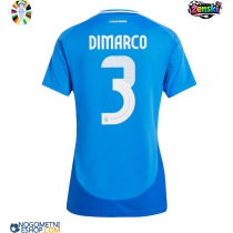 Ženski Nogometni dresi Italija Federico Dimarco #3 Domači EP 2024 Kratek Rokav